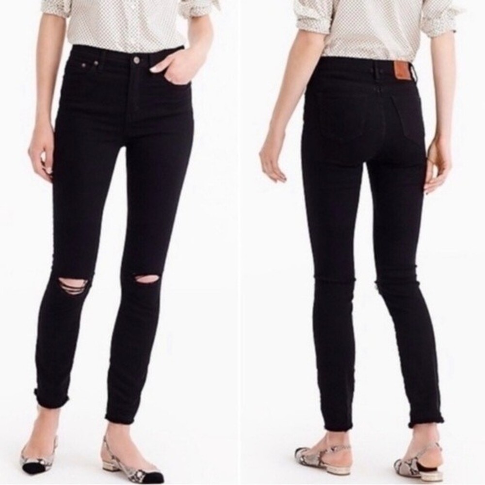 J. Crew factory lookout high rise black jeans size 29
